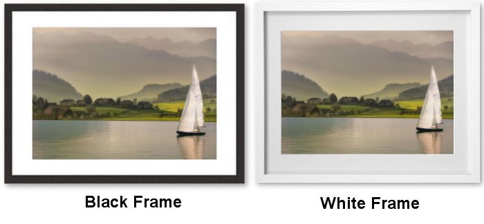 Black Frame or White Frame